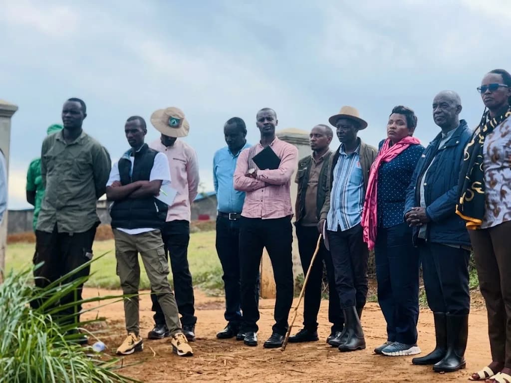 Community members gathered at an Ingaju Farms event